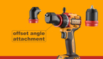 Аккумуляторный бесщёточный шуруповерт INGCO CDLI206686 INDUSTRIAL 20 В 66 Нм с набором сменных насадок