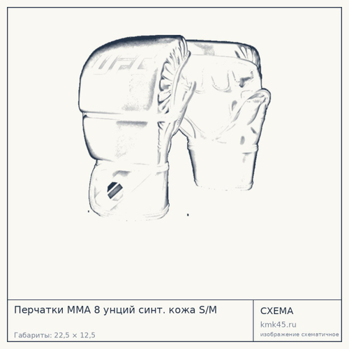 Перчатки MMA 8 унций синт. кожа S/M — от 3 200 ₽