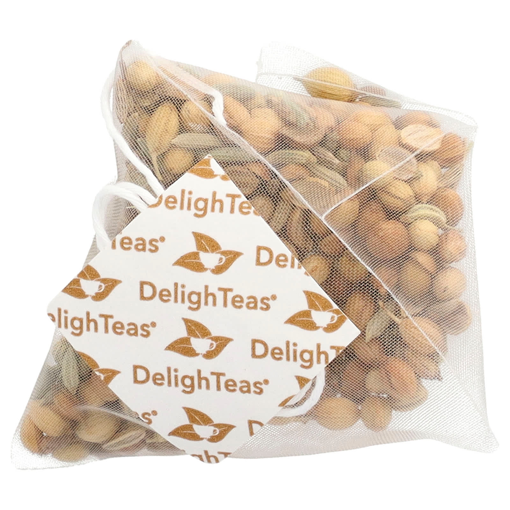 DelighTeas, Ayurvedic Cumin, Coriander & Fennel, травяной чай для выведения токсинов, без кофеина, 30 роскошных чайных пакетиков Pyramid, 120 г (4,2 унции)