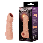 Насадка на фаллос Nude Sleeve с пупырышками TPE телесная KOKOS NS-002-S