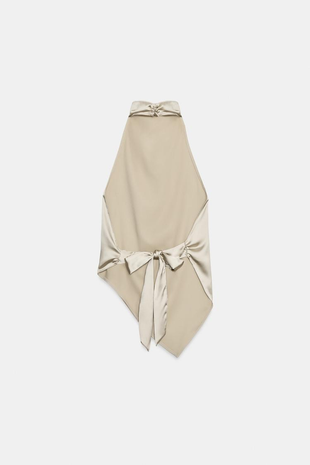 ZARA БАРХАТНЫЙ ТОП ХАЛТЕР, КАВА