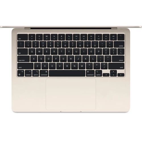 Ноутбук Apple MacBook Air 13 (M4, 10C/10C), 16/512GB, Starlight (Сияющая звезда) MW103
