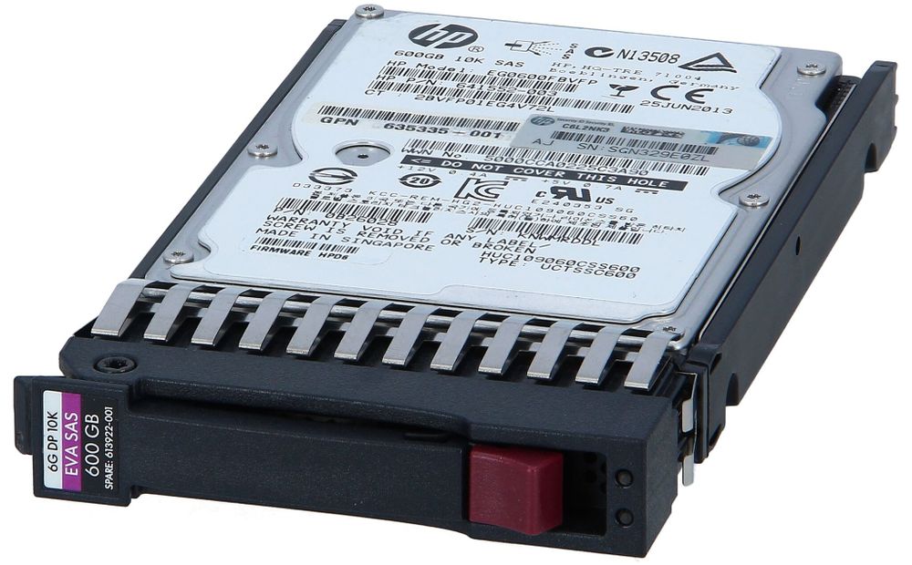 Жесткий диск HP 2,5" 600Gb SAS DP 6G 641552-003