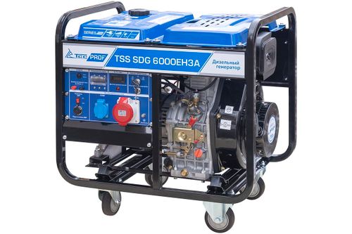 Дизель генератор трехфазный TSS SDG 6000EH3A - [6 кВт / 380V] двигатель Lifan, эл. старт