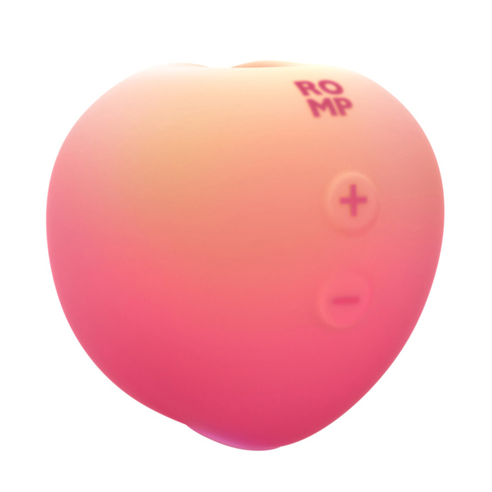 Бесконтактный клиторальный стимулятор 6,3см в форме сочного персика Romp Pink Peach Clitoral Stimulator RPPC1SG3