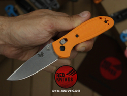 Нож Benchmade 556 Griptilian Mini - оранж нейлон, клинок стоунвош RK/Н33