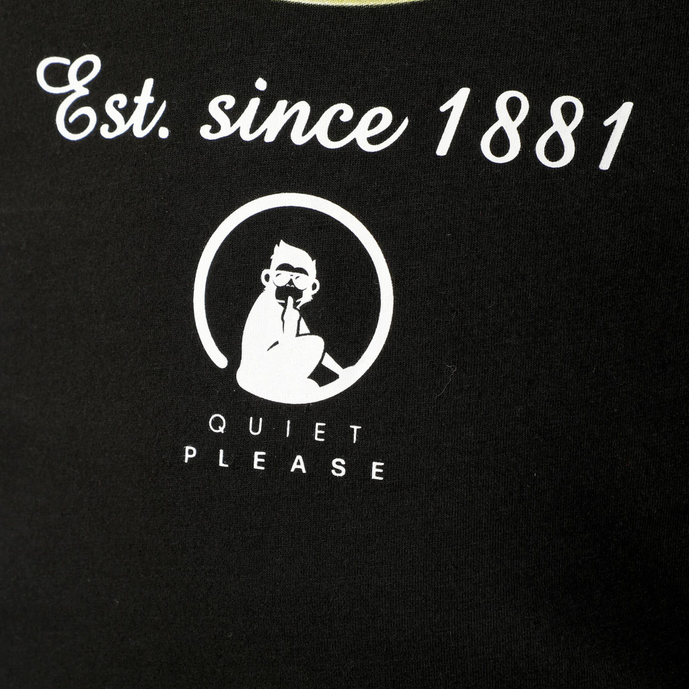 Мужское теннисное поло Quiet Please New York T-Shirt Men - Black, Multicoloured