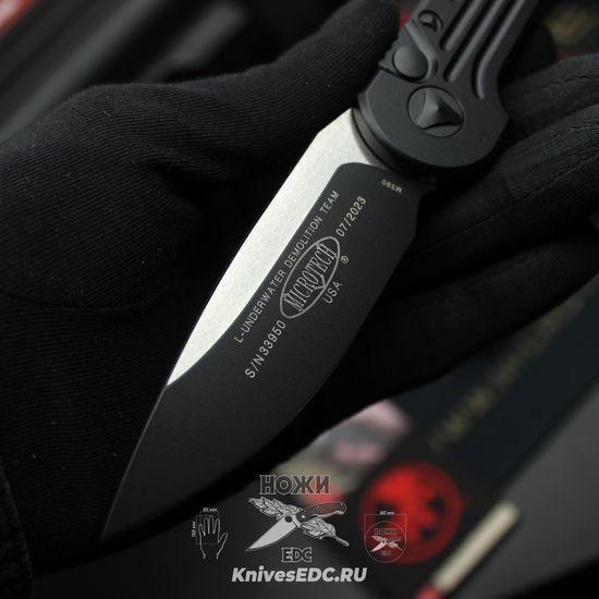 Автоматический нож Microtech LUDT 135-1T c клинком из стали M390, рукоять алюминий