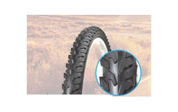 Покрышка TRIX 26"х 1.95 (54-559) TXBM-022, горная высокая, черная