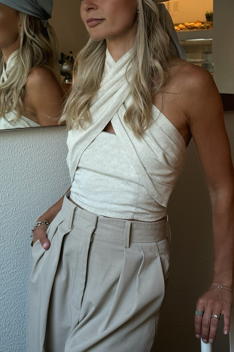 Топ  Фрея / Freya из льна