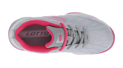Juniorskie buty tenisowe Lotto Mirage 300 All Round Junior - vapor gray/vivid fuchia/cool gray