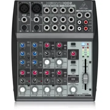 Behringer 1002 - микшер,2 микр. предусил.,8 линейных входа, эквалайзер