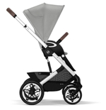 Коляска Cybex Talos S Lux SLV complete Cloud G Lava Grey 3 в 1 Stone Grey с дождевиками