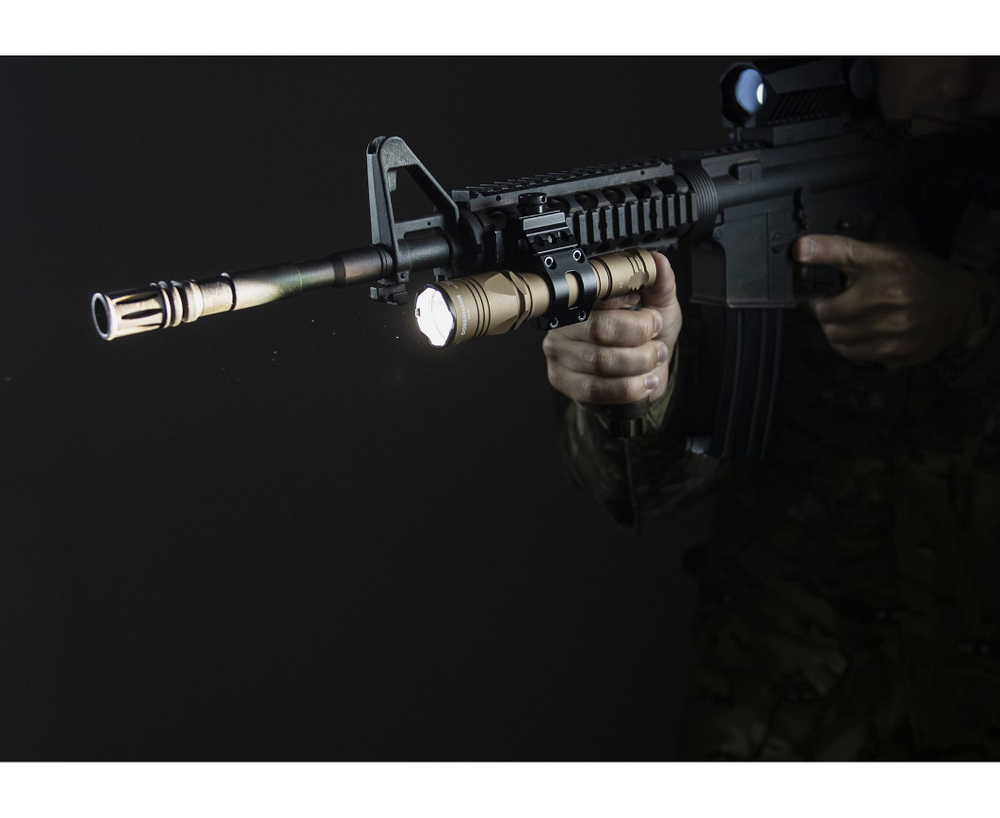 Фонарь светодиодный тактический Armytek Dobermann Pro Magnet USB, 1500 лм, холодный свет, песочный