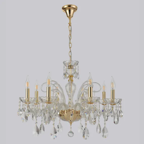 Подвесная люстра Monica MONICA SP8 GOLD Crystal Lux