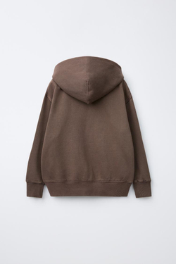 ZARA ХУДИ НА МОЛНИИ, КОРИЧНЕВЫЙ