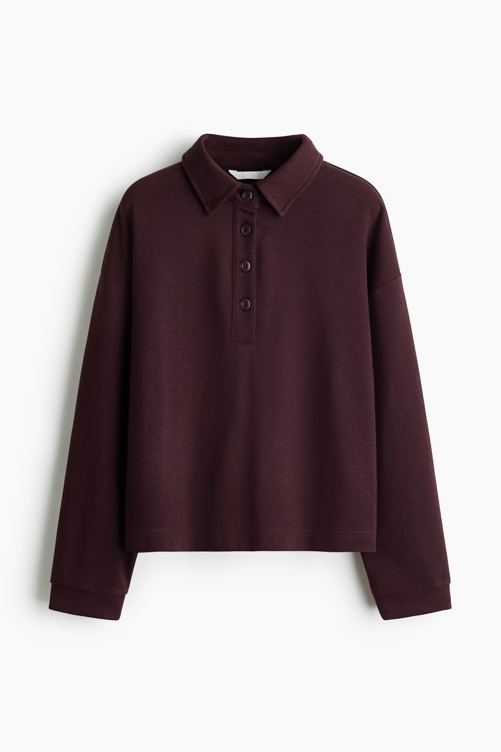 Свитшот-поло с воротником - H&M