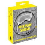 Прозрачная насадка на пенис Piss Play Sleeve для игр с мочеиспусканием (Цвет: прозрачный)