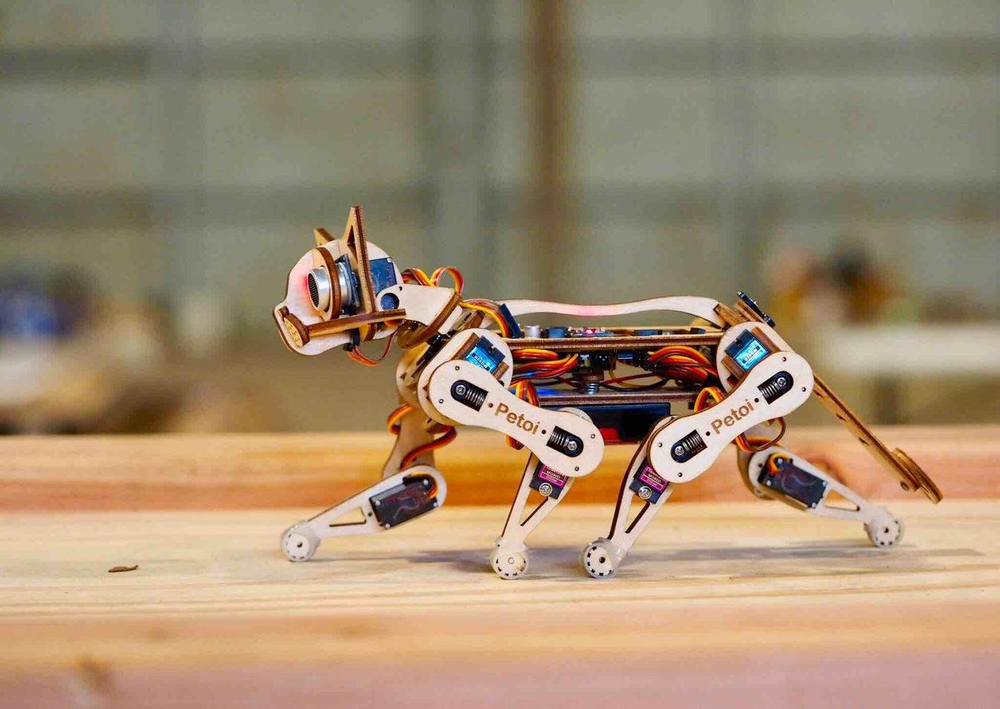 Интерактивный робо-кот Petoi Robot Cat Nybble construction