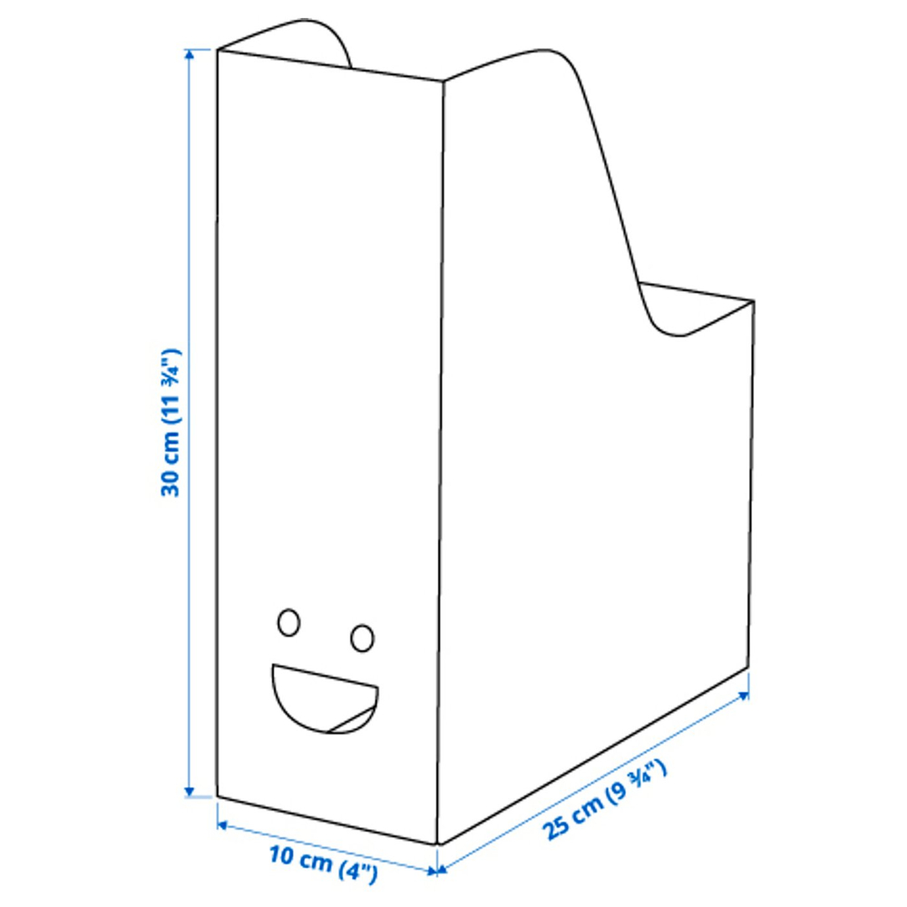 IKEA TJABBA  (ИКЕА ТЙАББА)  -  Газетница - белый