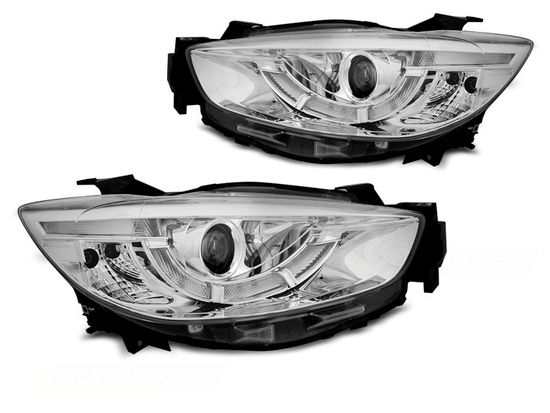 Передние фары chrome true drl xenon для Mazda CX-5