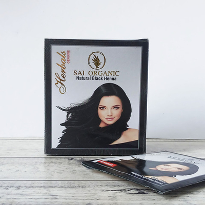 Хна для волос черный, Sai Organic
