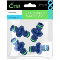 Соединитель GREEN APPLE GAP-MP013 штуцерный комплект 4 шт | GREEN APPLE
