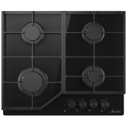 Встраиваемая газовая варочная панель Monsher MGG 62 Noir