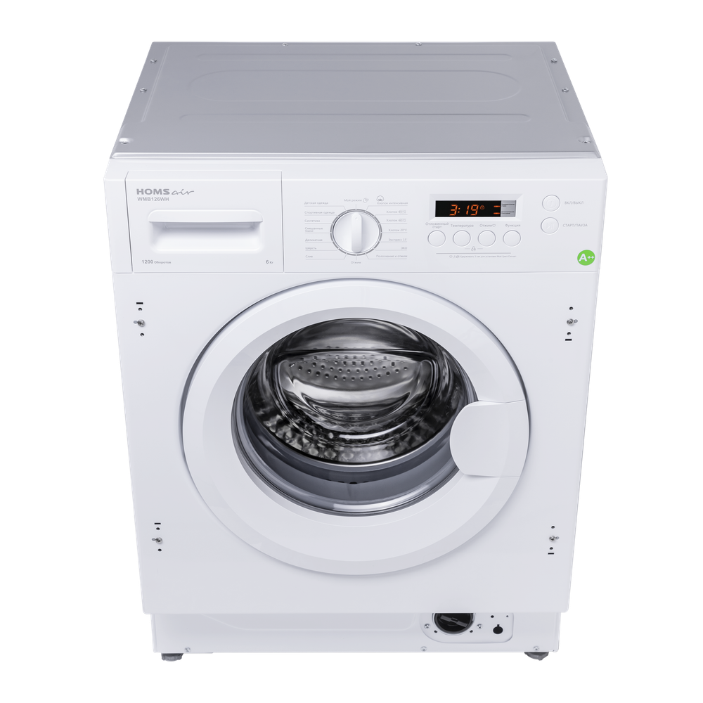 Встраиваемая стиральная машина HOMSair WMB126WH фото 4
