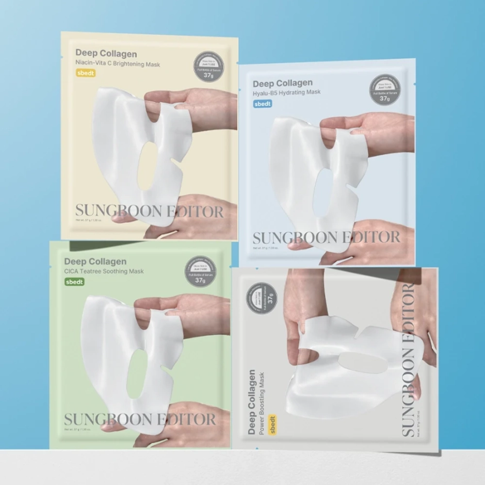 Sungboon Editor Deep Collagen Niacin-Vita C Brightening Mask осветляющая гидрогелевая маска