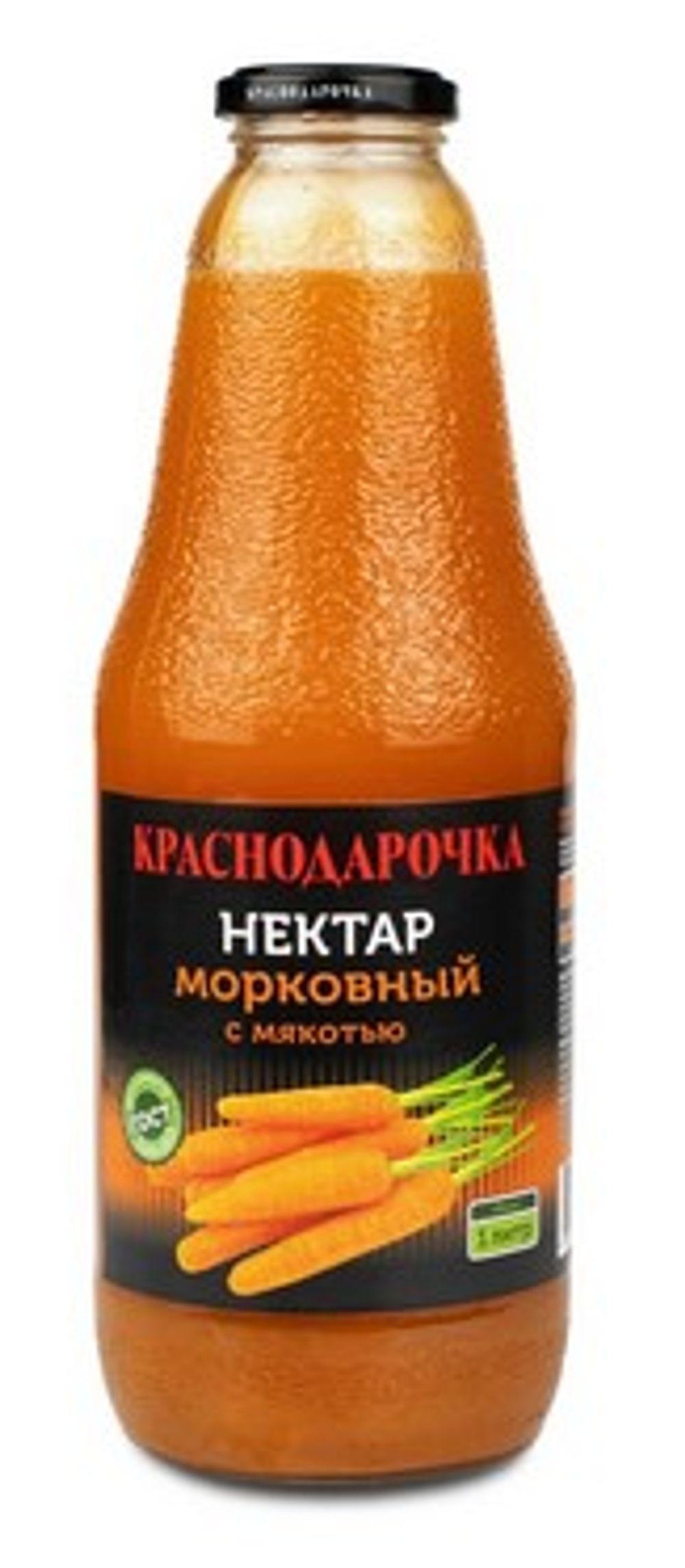 Нектар Морковный с мяк. Краснодарочка 0,25*12шт СТЕКЛО