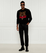 Хлопковый свитер Dsquared2 - черный(S74HA1495 D13053)