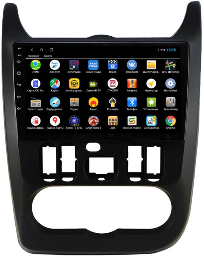 Магнитола для Renault Logan/Sandero 2009-2014 - Parafar PF175BXHD на Android 13, CarPlay, 4G SIM-слот