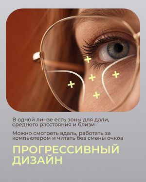 Фотохромная прогрессивная линза Corlinz Progressive Photochromic 1.74 Gray
