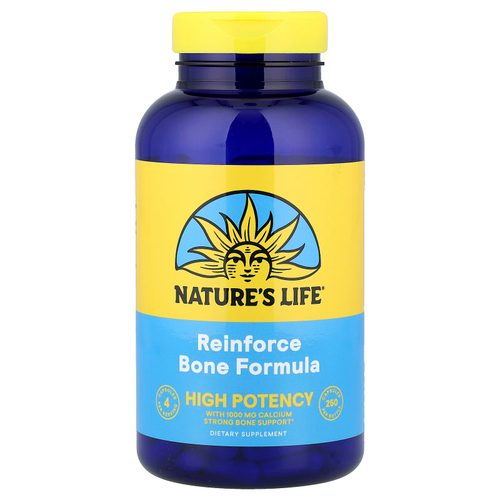 Nature's Life, Формула для укрепления костей, 250 капсул