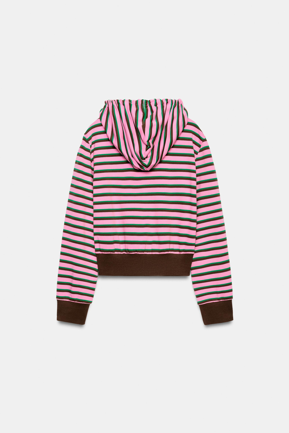 ХУДИ НА МОЛНИИ В ПОЛОСКУ — ZARA