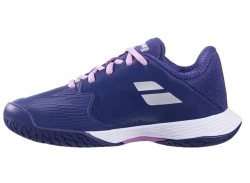Детские теннисные кроссовки Babolat Propulse Junior 3 All Court - dark pupple/silver
