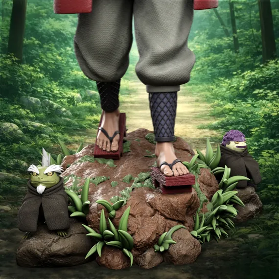 Jiraiya x Naruto - Naruto