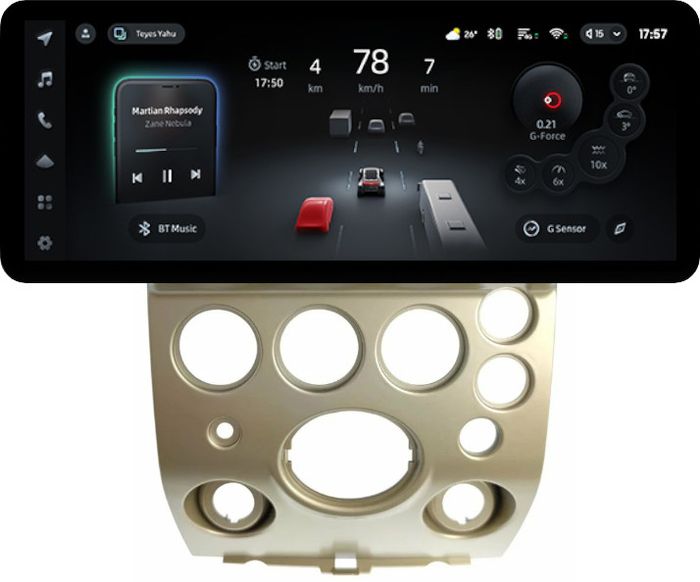 Магнитола для Infiniti QX56 JA60 2004-2007 (поддержка Bose) - Teyes CC4PRO монитор 12.3" 2K QLED + рамка 9, Android 13, Быстрейшая, Snapdragon 778G, ИИ, CarPlay, DSP, 4G SIM-слот