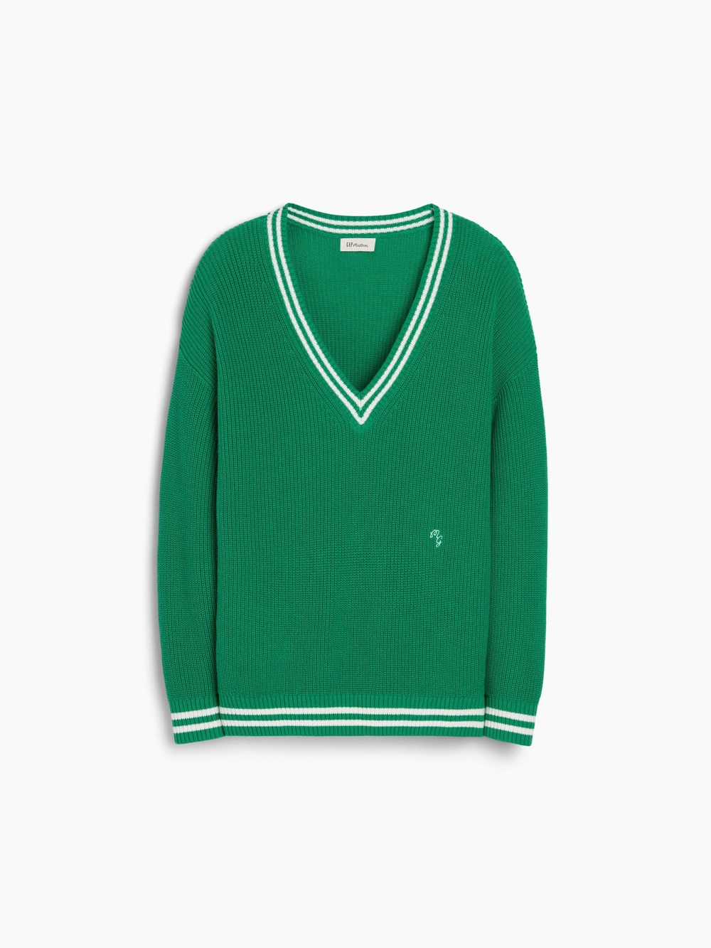Свитер Gap × Malbon, 100% хлопок, свободного кроя - GAP