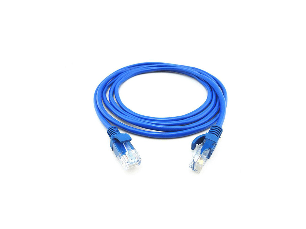 Патч-корд Ripo UTP4 Cat 6, RJ45-RJ45, 1,0 m, PVC (синий)