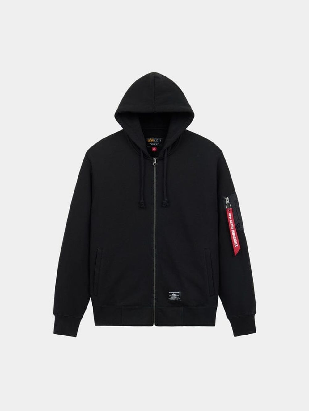Толстовка мужская ALPHA INDUSTRIES UTILITY POCKET FULL ZIP RELAXED FIT SWEATSHIRT