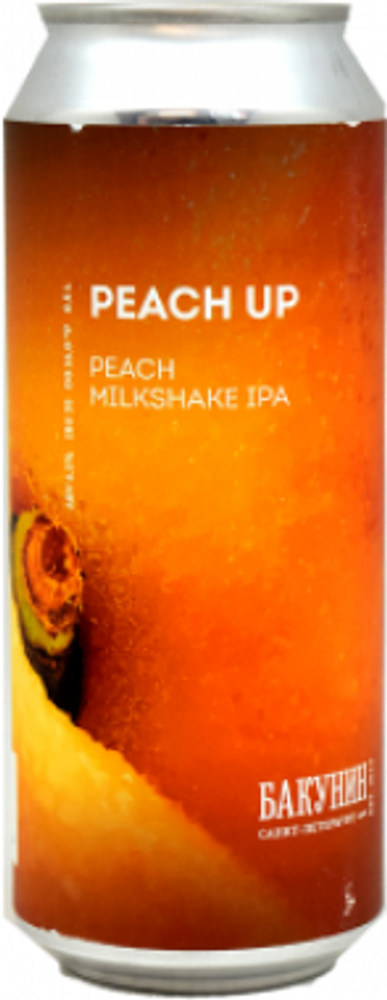 Пиво Бакунин Пич Ап / Bakunin Peach Up 0.45 - банка