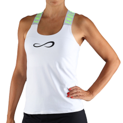 Женская теннисная майка Endless Iconic Tank Top Women - White, Light Green