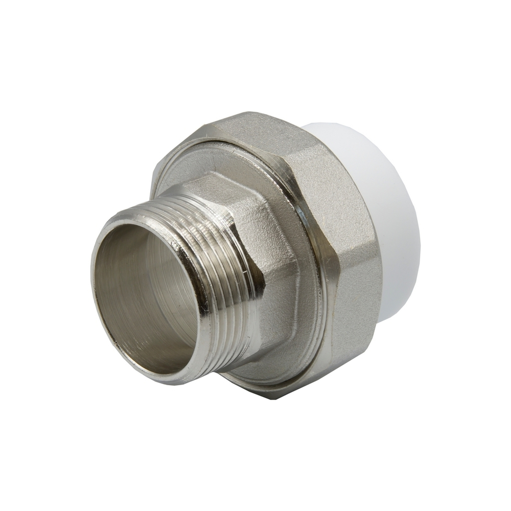 Муфта комб. разъемная, нар 40х1 1/4" EVER®  БЕЛЫЙ (Россия)