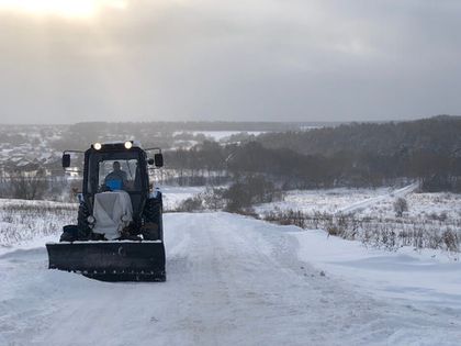Снегоуборочные работы в «Усадьбе Романово»