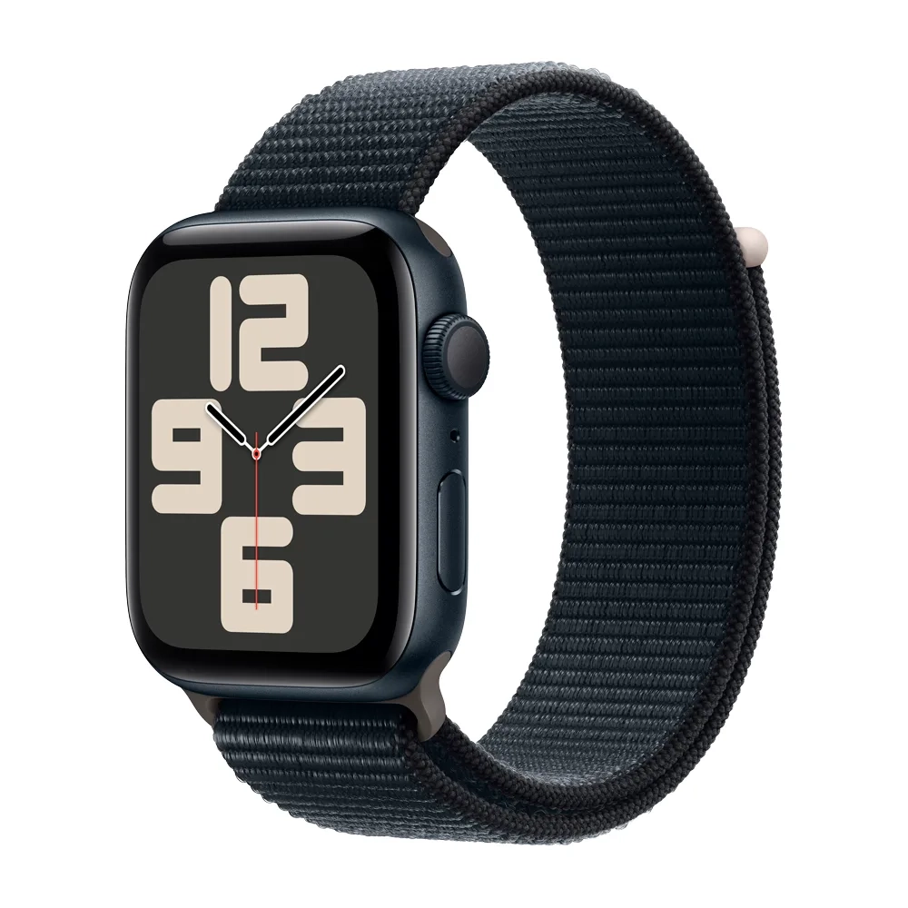 Умные часы Apple Watch SE 2 (2023) GPS, 44mm, Aluminium Case with Sport Loop, Midnight (Тёмная ночь)