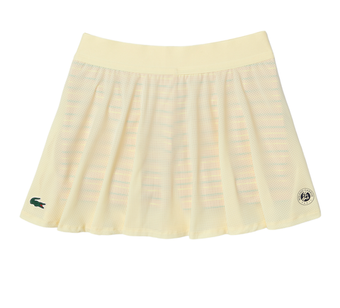 Теннисная юбка Lacoste Roland Garros Edition Sport Skirt with Built-in Shorts - желтый