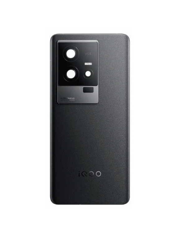 Задняя крышка для IQOO 11S черная (Black) со стеклом камеры