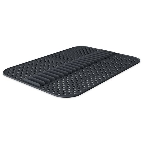 Подложка-сушилка для раковины sling, 28,7x40 см, серая